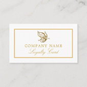 goudvlinder klantenkaartje (Voorkant)