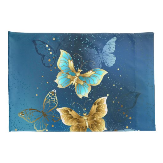 Goudvlinder Kussensloop (Achterkant-Rechts)