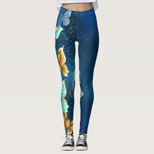 Goudvlinder Leggings (Voorkant)