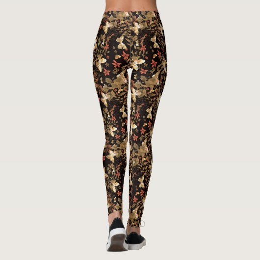 Goudvlinder Leggings (Achterkant)