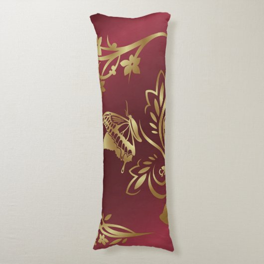 Goudvlinder Lichaamskussen (Voorkant Verticaal)