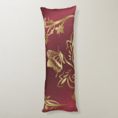 Goudvlinder Lichaamskussen (Achterkant (Verticaal))