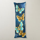 Goudvlinder Lichaamskussen (Achterkant (Verticaal))