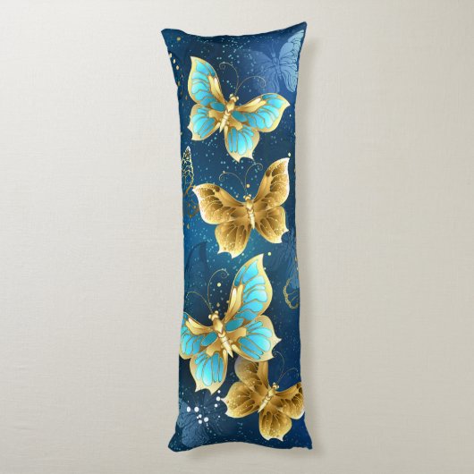 Goudvlinder Lichaamskussen (Achterkant (Verticaal))