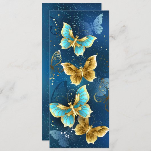 Goudvlinder Menu (Voorkant / Achterkant)