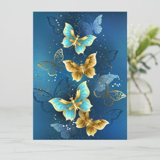 Goudvlinder Menu (Staand voorkant)