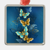 Goudvlinder Metalen Ornament (Voorkant)