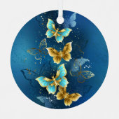 Goudvlinder Metalen Ornament (Voorkant)