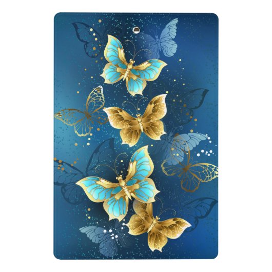 Goudvlinder Mini Klembord (Achterkant)