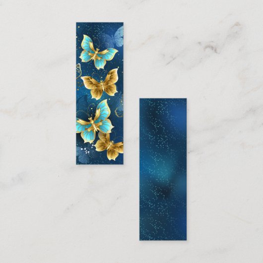 Goudvlinder Mini Visitekaartje (Voorkant / Achterkant)