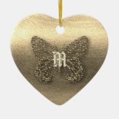 goudvlinder Monogram Ornament toevoegen (Voorkant)