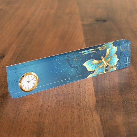 Goudvlinder Naambordje (Zijkant)