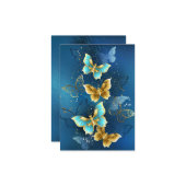 Goudvlinder Notitiekaartje (Voorkant / Achterkant in situ)