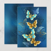 Goudvlinder Notitiekaartje (Voorkant / Achterkant)