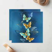 Goudvlinder Notitiekaartje (Voorkant / Achterkant in situ)