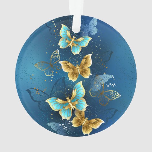 Goudvlinder Ornament (achterkant)