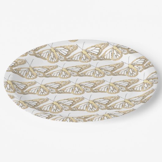 Goudvlinder Papieren Bordje (Gekanteld)