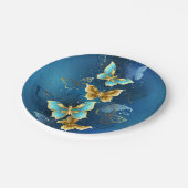 Goudvlinder Papieren Bordje (Gekanteld)