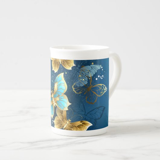 Goudvlinder Porselein Kop (Voorkant rechts)