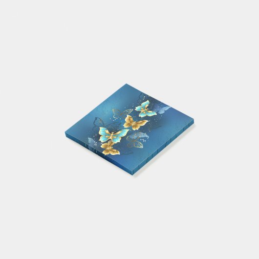 Goudvlinder Post-it® Notes (Schuin)