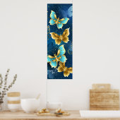 Goudvlinder Poster (Keuken)