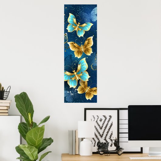 Goudvlinder Poster (Thuiskantoor)