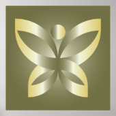 Goudvlinder Poster (Voorkant)