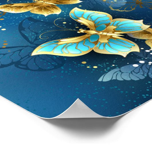 Goudvlinder Poster (Hoek)