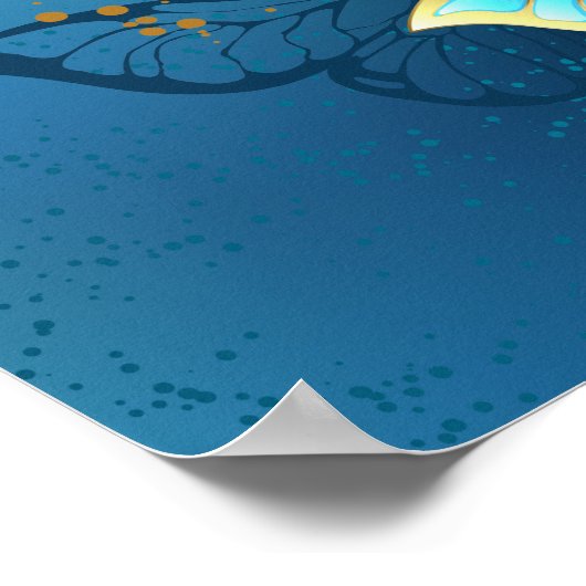 Goudvlinder Poster (Hoek)