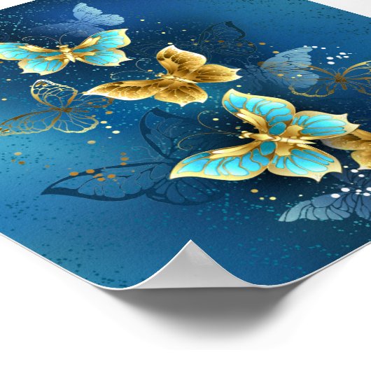 Goudvlinder Poster (Hoek)