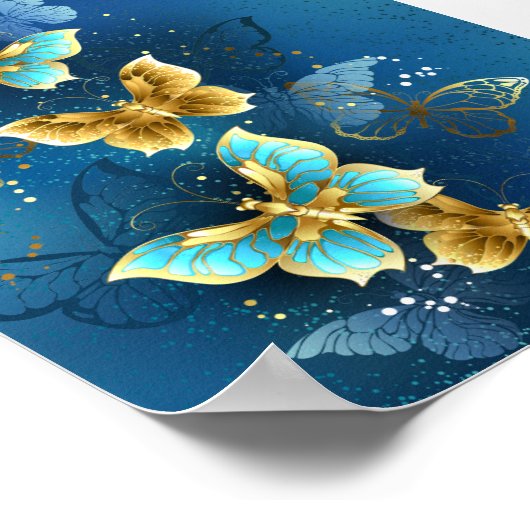 Goudvlinder Poster (Hoek)