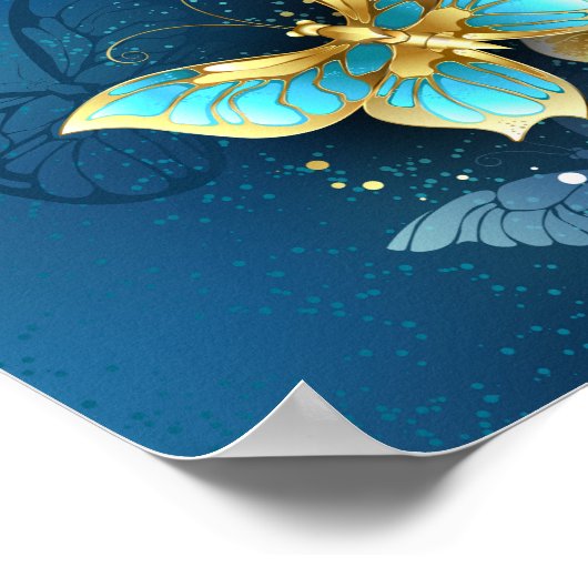 Goudvlinder Poster (Hoek)