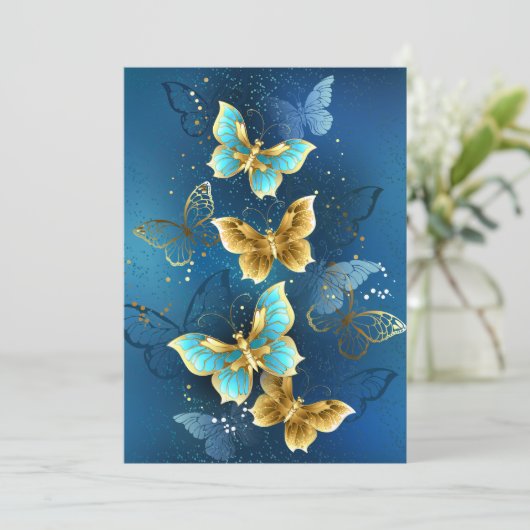 Goudvlinder Programmakaart (Staand voorkant)