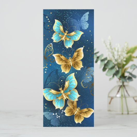 Goudvlinder Save The Date (Staand voorkant)