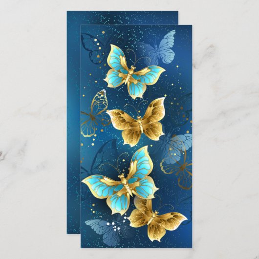 Goudvlinder Save The Date (Voorkant / Achterkant)