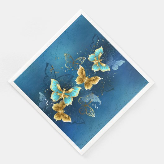 Goudvlinder Servet (Hoek)