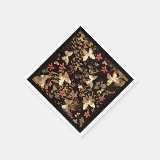 Goudvlinder Servet (Hoek)