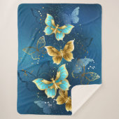 Goudvlinder Sherpa Deken (Voorkant)