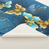 Goudvlinder Sherpa Deken (3/4)