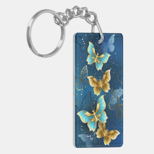 Goudvlinder Sleutelhanger (Voorkant Links)