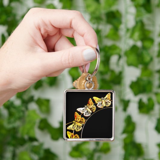 Goudvlinder Sleutelhanger (Hand)