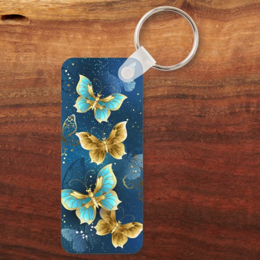 Goudvlinder Sleutelhanger (Achterkant)
