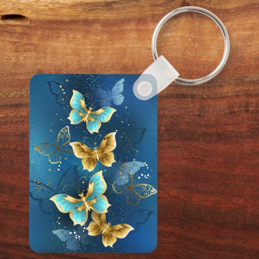 Goudvlinder Sleutelhanger (Achterkant)