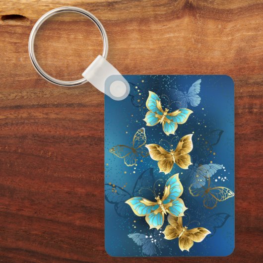 Goudvlinder Sleutelhanger (Voorkant)