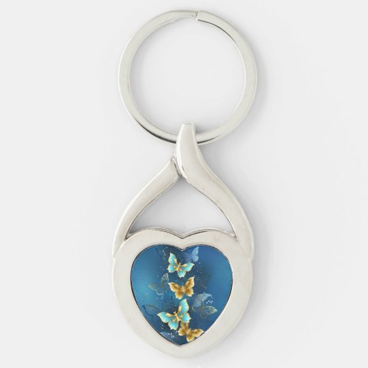 Goudvlinder Sleutelhanger (Voorkant)