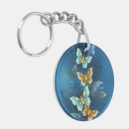 Goudvlinder Sleutelhanger (Voorkant Links)