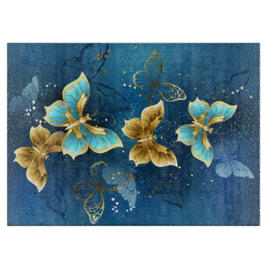 Goudvlinder Snijplank (Voorkant)