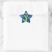 Goudvlinder Ster Sticker (Tas)