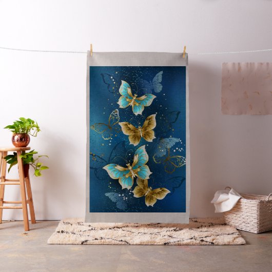 Goudvlinder Stof (Voorbeeld)