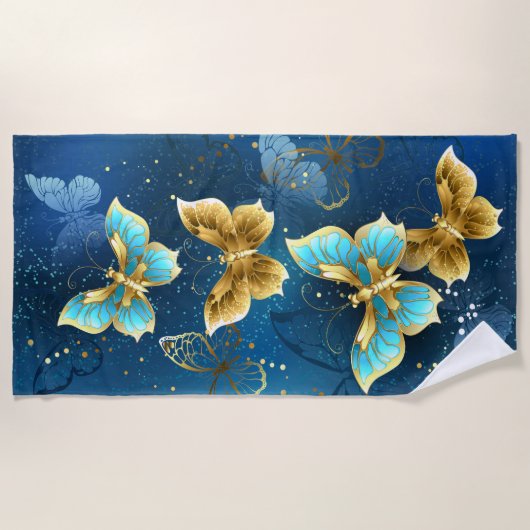 Goudvlinder Strandlaken (Voorkant)